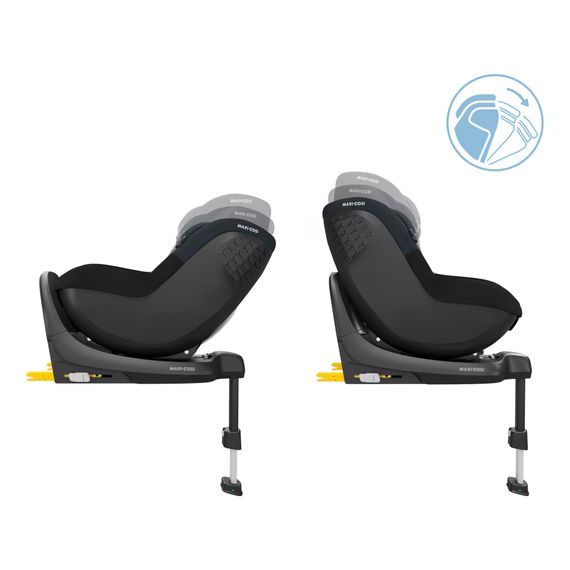Maxi-Cosi Pearl S - fotelik samochodowy dla maluchów (61 - 105 cm | 0 - 18 kg | 3 miesiące - 4 lata), Baza: bez bazy, Kolor: Tonal Black, 4 zdjęcie