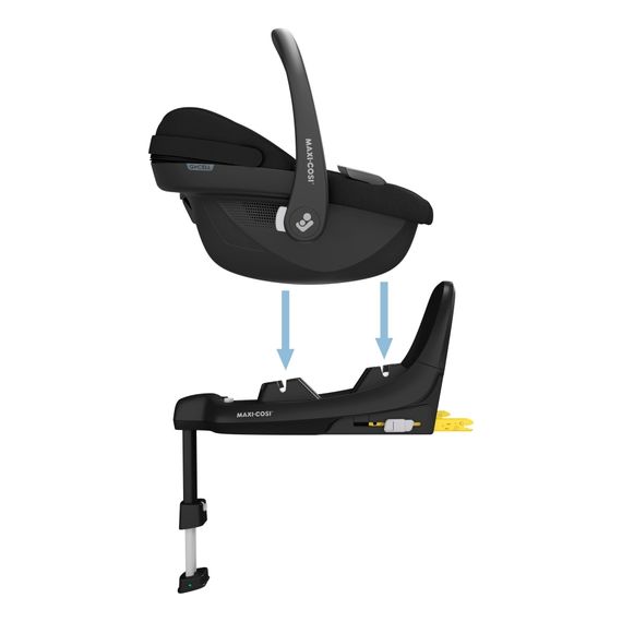 Maxi-Cosi Pebble S s bází FamilyFix S - autosedačka pro miminka (40 - 83 cm | 0 - 13 kg | 0 - 15 měsíců), Baza: Familyfix S, Kolor: Tonal Black, 5 zdjęcie