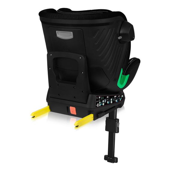 Lionelo Harmony i-Size - víceskupinová autosedačka (40 - 150 cm | 0 - 36 kg | 0 - 12 let), Kolor: Black Carbon Bamboo, 11 zdjęcie
