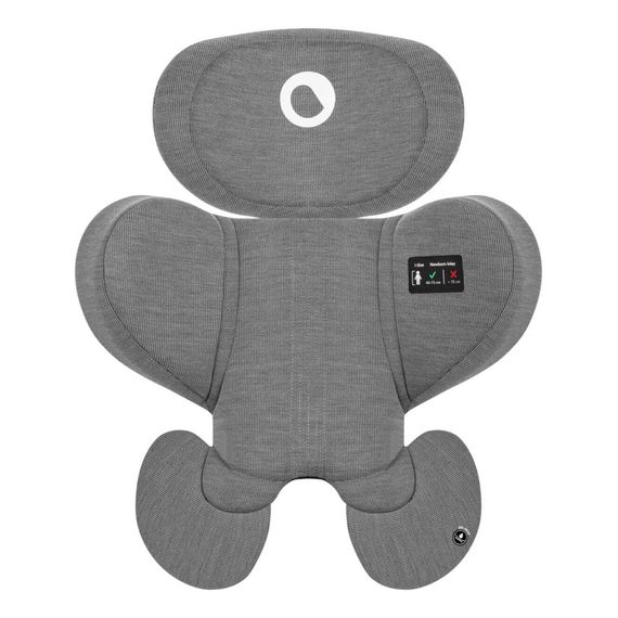 Lionelo Harmony i-Size - 360° Rotating Multi-Group Car Seat with Bamboo Fabric (40-150 cm | 0-36 kg | Birth to 12 Years), Kolor: Grey Concrete Bamboo, image , 4 image