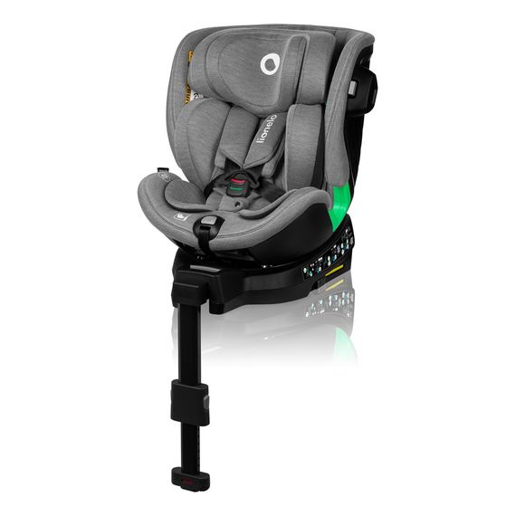 Lionelo Harmony i-Size - 360° Rotating Multi-Group Car Seat with Bamboo Fabric (40-150 cm | 0-36 kg | Birth to 12 Years), Kolor: Grey Concrete Bamboo, image , 16 image