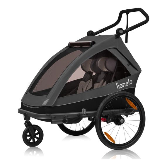 Lionelo Cama cyklovozík, Kolor materiału: Grey Graphite