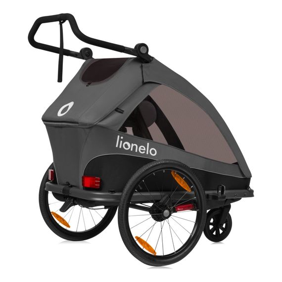 Lionelo Cama cyklovozík, Kolor materiału: Grey Graphite, 7 zdjęcie