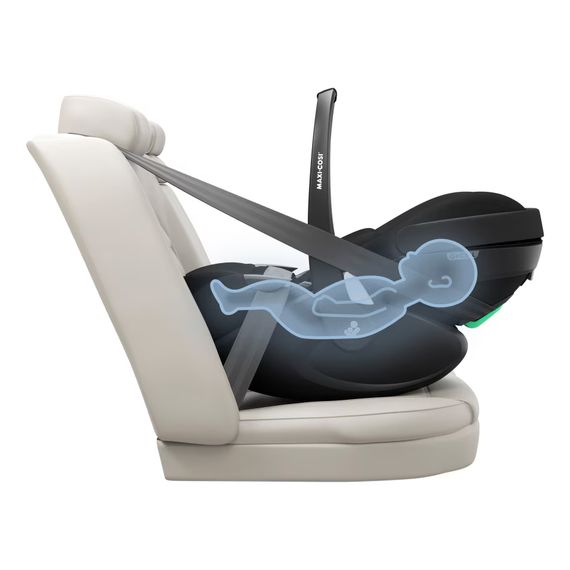 Maxi-Cosi Pebble 360 Pro2 * Sleva v košíku * skládací vajíčko i-Size (40–87 cm | 0–13 kg | 0–1,5 roku), Baza: bez bazy, Kolor: Twillic Black, 12 zdjęcie