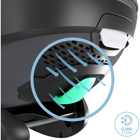 Maxi-Cosi Pebble 360 Pro2 * Sleva v košíku * skládací vajíčko i-Size (40–87 cm | 0–13 kg | 0–1,5 roku), Baza: bez bazy, Kolor: Twillic Graphite, 8 zdjęcie