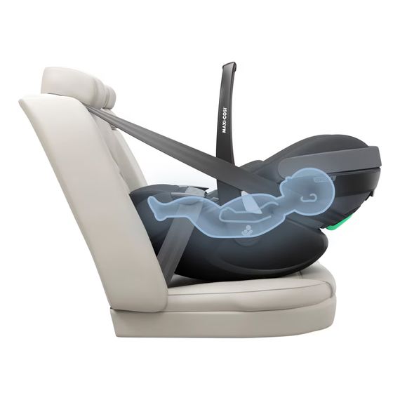 Maxi-Cosi Pebble 360 Pro2 * Sleva v košíku * skládací vajíčko i-Size (40–87 cm | 0–13 kg | 0–1,5 roku), Baza: bez bazy, Kolor: Twillic Graphite, 12 zdjęcie