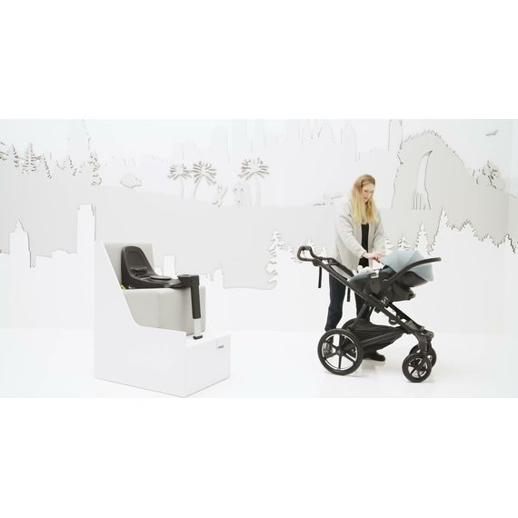 Thule Maple - autosedačka pro miminka (40 - 75 cm | 0 - 13 kg | 0 - 15 měsíců), Baza: bez bazy, Kolor: Light Gray, 9 zdjęcie