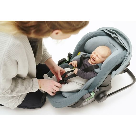 Thule Maple - autosedačka pro miminka (40 - 75 cm | 0 - 13 kg | 0 - 15 měsíců), Baza: bez bazy, Kolor: Mid Blue, 8 zdjęcie
