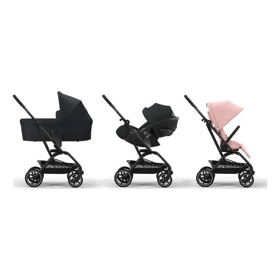 Cybex Eezy S Twist+ 2 sportovní kočárek s otočným sedátkem, Kolor materiału: Candy Pink, 8 zdjęcie
