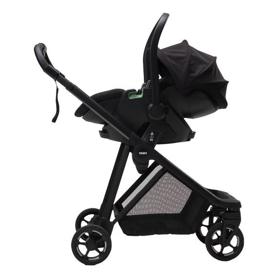 Thule Maple s bází Alfi - otočná autosedačka pro miminka (40 - 75 cm | 0 - 13 kg | 0 - 15 měsíců), Baza: baza Alfi, Kolor: Black, 20 zdjęcie