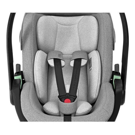 Thule Maple s bází Alfi - otočná autosedačka pro miminka (40 - 75 cm | 0 - 13 kg | 0 - 15 měsíců), Baza: baza Alfi, Kolor: Light Gray, 6 zdjęcie