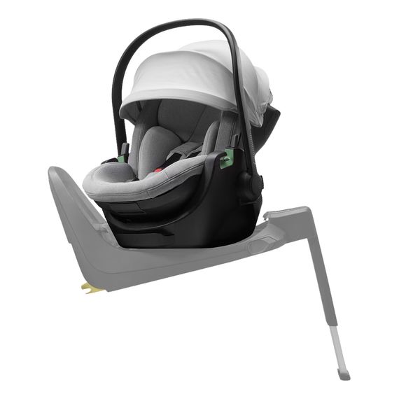 Thule Maple s bází Alfi - otočná autosedačka pro miminka (40 - 75 cm | 0 - 13 kg | 0 - 15 měsíců), Baza: baza Alfi, Kolor: Light Gray, 16 zdjęcie