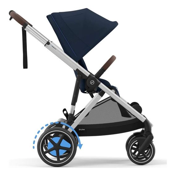 Cybex eGazelle S elektrický sportovní kočárek, Rodzaj wózka: spacerowy, Kolor materiału: Ocean Blue, 9 zdjęcie