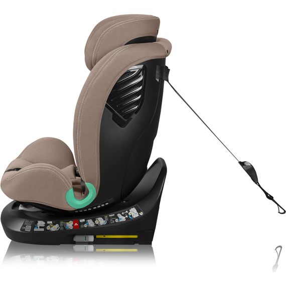 Lionelo Bastiaan One i-Size - 360° Rotating Multi-Group Car Seat (40-150 cm | 0-36 kg | Birth to 12 Years), Kolor: Beige Sand, image , 8 image
