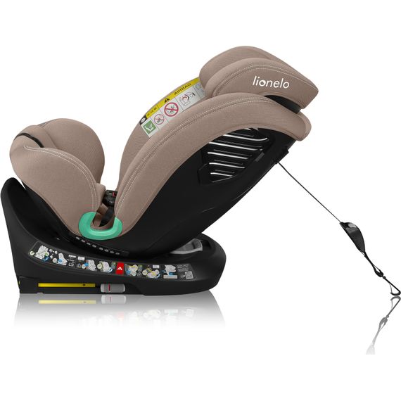 Lionelo Bastiaan One i-Size - 360° Rotating Multi-Group Car Seat (40-150 cm | 0-36 kg | Birth to 12 Years), Kolor: Beige Sand, image , 13 image