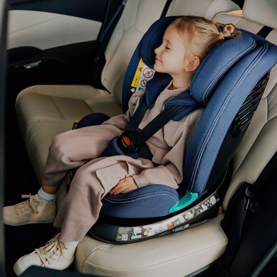 Lionelo Bastiaan One i-Size - víceskupinová autosedačka (40 - 150 cm | 0 - 36 kg | 0 - 12 let), Kolor: Blue Navy, 15 zdjęcie