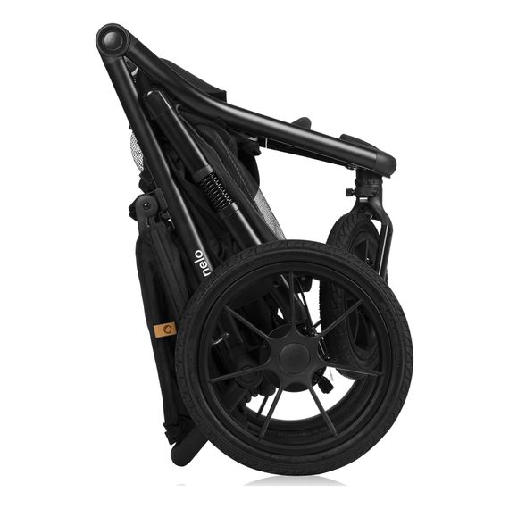 Lionelo Azura běžecký kočárek, Kolor materiału: Black Onyx, 11 zdjęcie