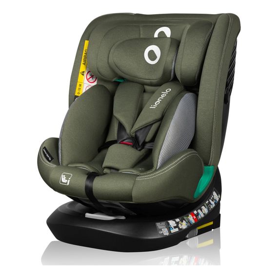 Lionelo Bastiaan One i-Size - víceskupinová autosedačka (40 - 150 cm | 0 - 36 kg | 0 - 12 let), Kolor: Green Olive