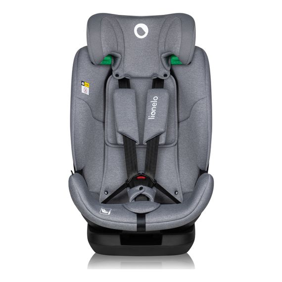Lionelo Lavender i-Size - autosedačka pro batolata (76 - 150 cm | 9 - 36 kg | 15 měsíců - 12 let), Kolor: Grey Carbon, 11 zdjęcie