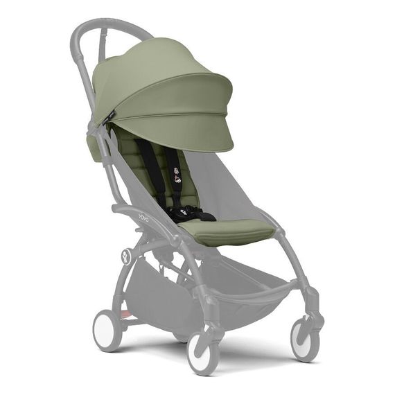 Stokke® YOYO³ - zestaw kolorystyczny 6+, Kolor materiału: Olive, 2 zdjęcie