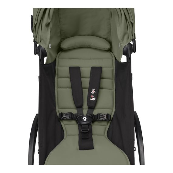 Stokke® YOYO³ - sportovní kočárek, Rodzaj wózka: spacerowy, Kolor materiału: Olive, Kolor ramy: Czarny, 6 zdjęcie