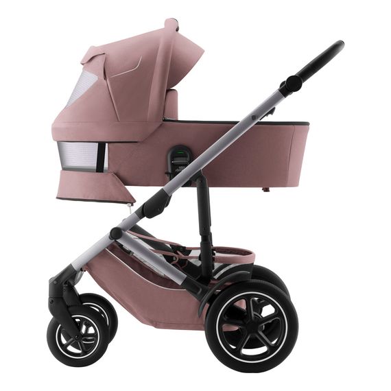 Britax Romer Smile 5Z * Sleva v košíku * kombinovaný kočárek 2v1, Rodzaj wózka: głęboko-spacerowy, Kolor materiału: Dusty Rose, 12 zdjęcie