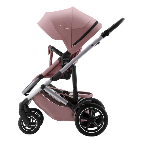 Britax Romer Smile 5Z * Sleva v košíku * kombinovaný kočárek 2v1, Rodzaj wózka: głęboko-spacerowy, Kolor materiału: Dusty Rose, 13 zdjęcie