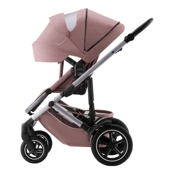 Britax Romer Smile 5Z * Sleva v košíku * kombinovaný kočárek 2v1, Rodzaj wózka: głęboko-spacerowy, Kolor materiału: Dusty Rose, 14 zdjęcie