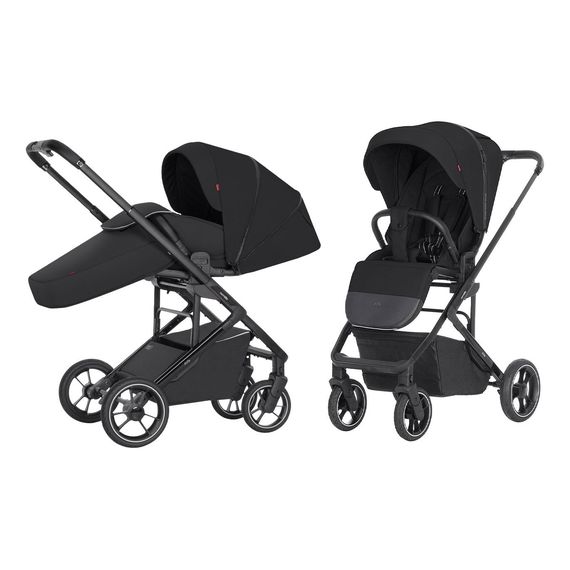 Carrello Alfa 2024 sportovní kočárek, Kolor materiału: Midnight Black, 2 zdjęcie