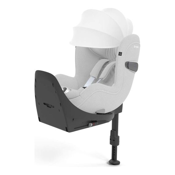 Cybex Sirona T i-Size - otočná autosedačka pro batolata (45–105 cm | 0–18 kg | 0–4 roky), Kolor: Plus Platinum White, 9 zdjęcie
