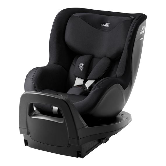Britax Romer Dualfix 5Z - 360° Rotating Car Seat for Toddlers (61-105 cm | 9-18 kg | 3 Months to 4 Years), Baza: bez bazy, Kolor: Style - Carbon Black, image , 13 image