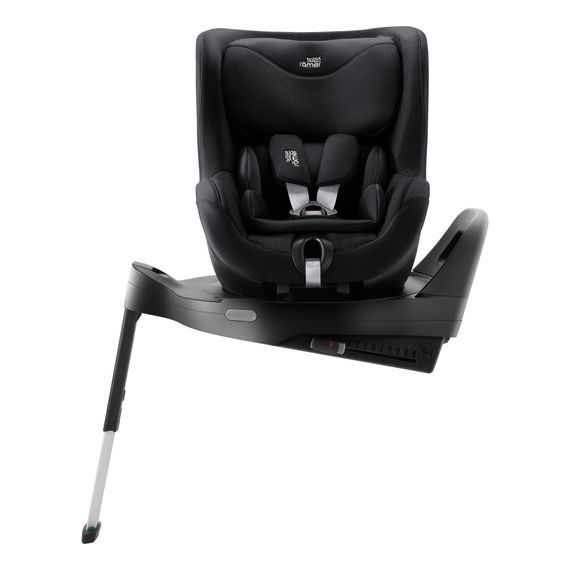 Britax Romer Dualfix 5Z - 360° Rotating Car Seat for Toddlers (61-105 cm | 9-18 kg | 3 Months to 4 Years), Baza: bez bazy, Kolor: Style - Carbon Black, image , 15 image
