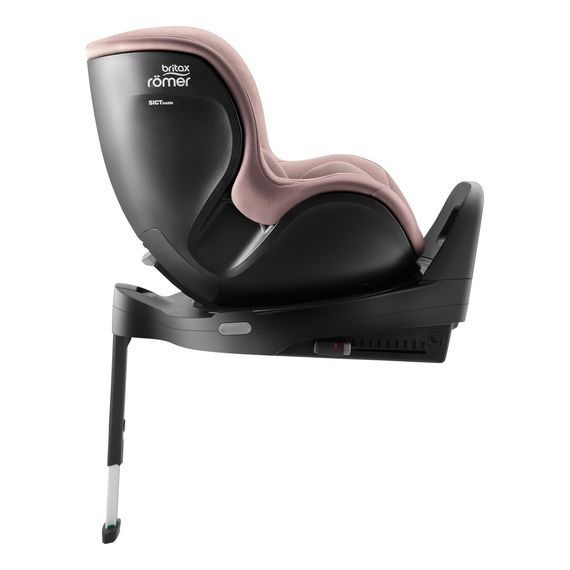 Britax Romer Dualfix 5Z - 360° Rotating Car Seat for Toddlers (61-105 cm | 9-18 kg | 3 Months to 4 Years), Baza: bez bazy, Kolor: Style - Dusty Rose, image , 19 image