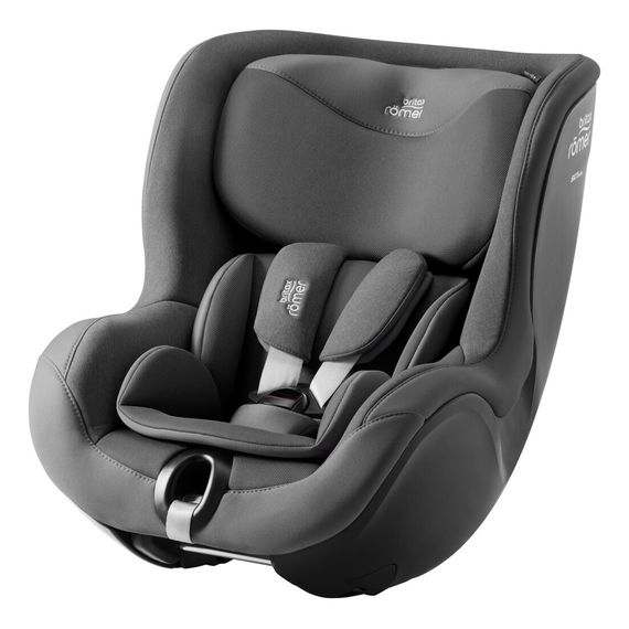 Britax Romer Dualfix 5Z - 360° Rotating Car Seat for Toddlers (61-105 cm | 9-18 kg | 3 Months to 4 Years), Baza: bez bazy, Kolor: Style - Mineral Grey, image 