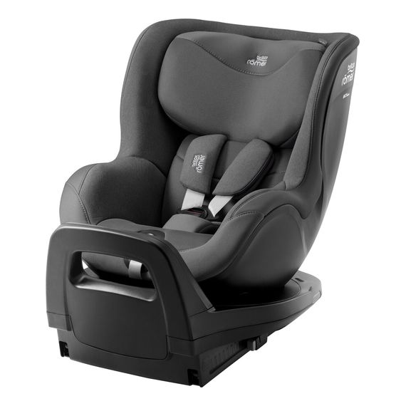 Britax Romer Dualfix 5Z - 360° Rotating Car Seat for Toddlers (61-105 cm | 9-18 kg | 3 Months to 4 Years), Baza: bez bazy, Kolor: Style - Mineral Grey, image , 13 image