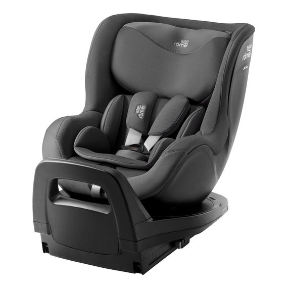 Britax Romer Dualfix 5Z - 360° Rotating Car Seat for Toddlers (61-105 cm | 9-18 kg | 3 Months to 4 Years), Baza: bez bazy, Kolor: Style - Mineral Grey, image , 19 image