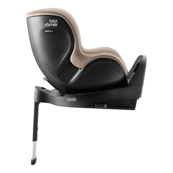 Britax Romer Dualfix 5Z - 360° Rotating Car Seat for Toddlers (61-105 cm | 9-18 kg | 3 Months to 4 Years), Baza: bez bazy, Kolor: Style - Teak, image , 18 image