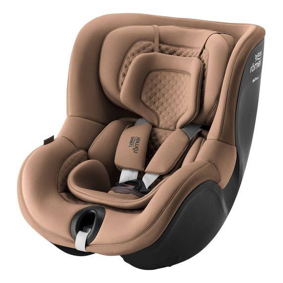 Britax Romer Dualfix 5Z - 360° Rotating Car Seat for Toddlers (61-105 cm | 9-18 kg | 3 Months to 4 Years), Baza: bez bazy, Kolor: LUX - Warm Caramel, image 