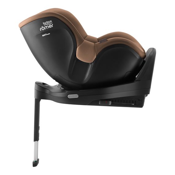 Britax Romer Dualfix 5Z - 360° Rotating Car Seat for Toddlers (61-105 cm | 9-18 kg | 3 Months to 4 Years), Baza: bez bazy, Kolor: LUX - Warm Caramel, image , 16 image
