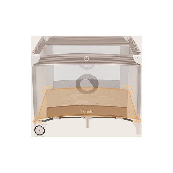 Lionelo ohrádka Bonnie Beige Sand, Kolor: Beige Sand, 8 zdjęcie