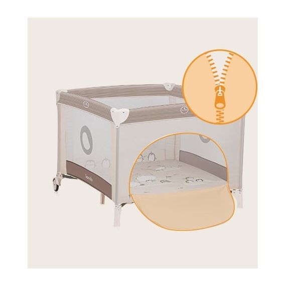 Lionelo ohrádka Bonnie Beige Sand, Kolor: Beige Sand, 12 zdjęcie