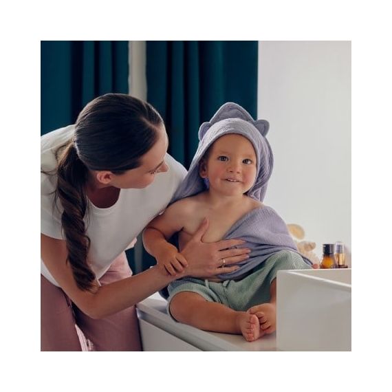 Lionelo mušelínový ručník s kapucí Pink Baby, Kolor: Pink Baby, 8 zdjęcie