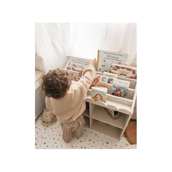 Bellamy BooK NooK regál Snow, Kolor: Snow, 5 zdjęcie