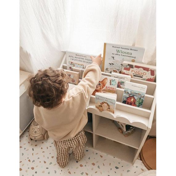 Bellamy BooK NooK regál Snow, Kolor: Snow, 8 zdjęcie