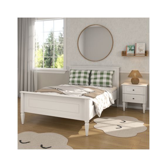 Bellamy Ines postel 200x120 Elegant White, Rozmiar: 200x120, Kolor: Elegant White, 4 zdjęcie