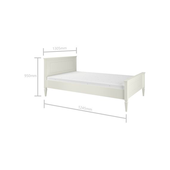 Bellamy Ines postel 200x120 Elegant White, Rozmiar: 200x120, Kolor: Elegant White, 7 zdjęcie