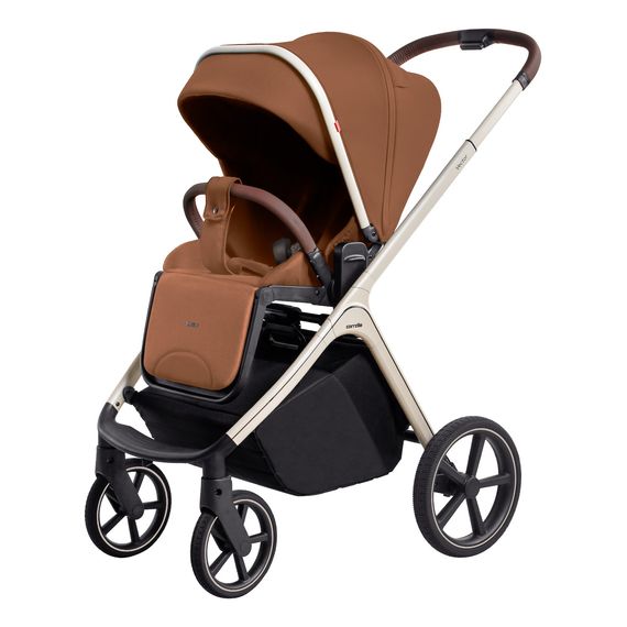 Carrello Vector kombinovaný kočárek 2v1, Kolor materiału: Coral Orange, 26 zdjęcie