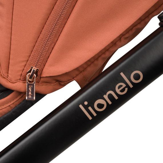 Lionelo Layla sada 3v1 s autosedačkou, Rodzaj wózka: zestaw 3w1, Kolor materiału: Brown Rust, 24 zdjęcie