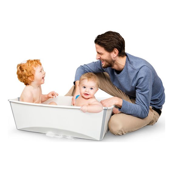 Stokke Flexi Bath X-Large - velká skládací vanička White, Kolor: White, Wariant: wanienka, 5 zdjęcie
