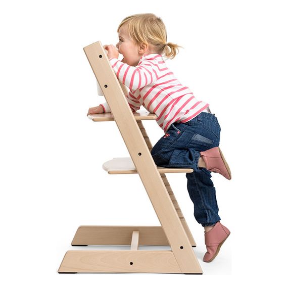Stokke jídelní židlička Tripp Trapp se sadou pro miminka Baby Set 2 Natural, Rodzaj: krzesełko + Baby Set 2, Kolor ramy: Drewno bukowe, Kolor: Natural, 8 zdjęcie